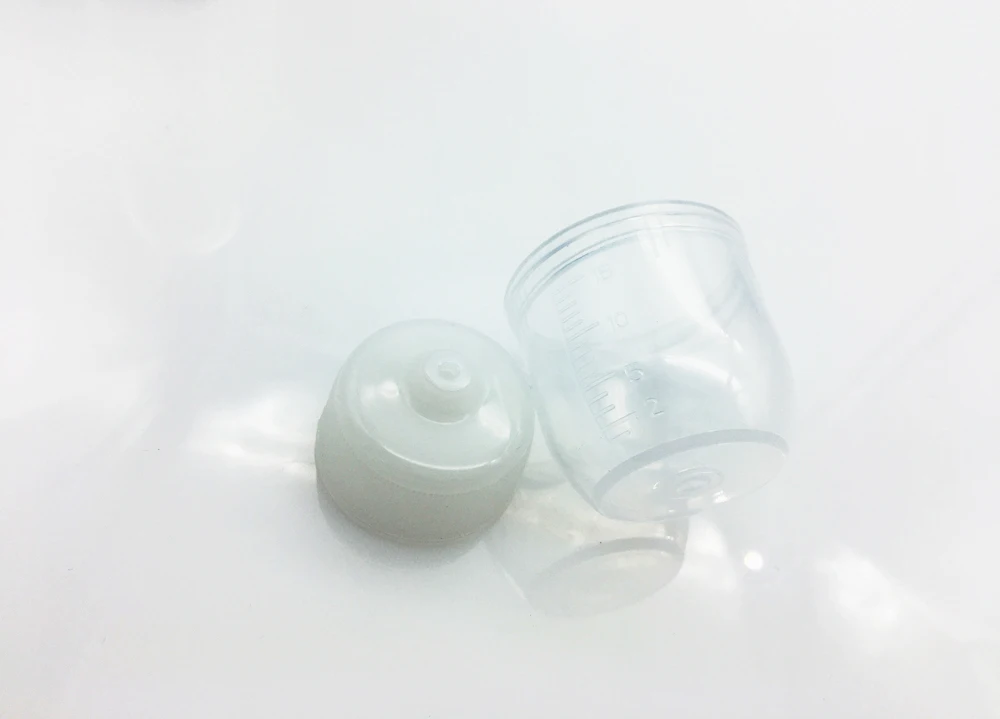 30ml, 60ml and 100ml plastic cough syrup bottle with measuring cup