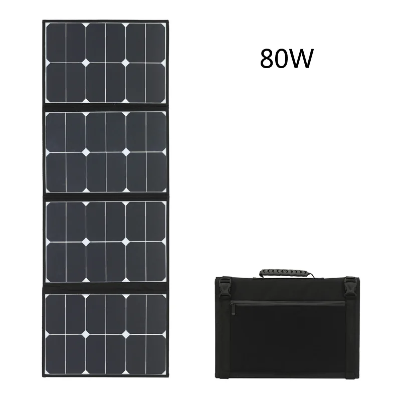  Китайская Фабрика ETFE 80 Вт sunpower складная солнечная панель Складная