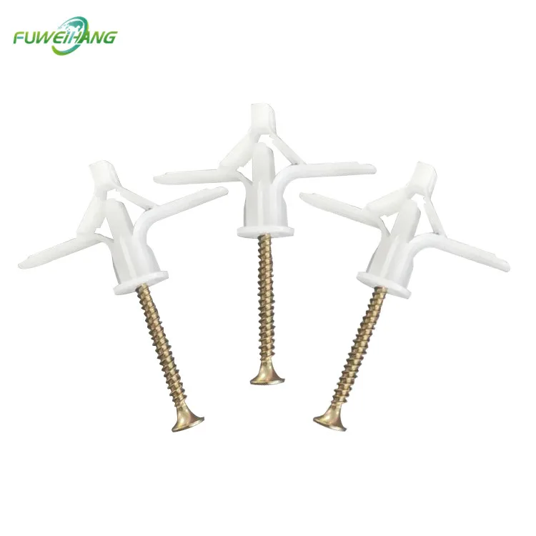
China factory plastic anchor wall plug nylon wall anchor, plastic expansion anchor wall 