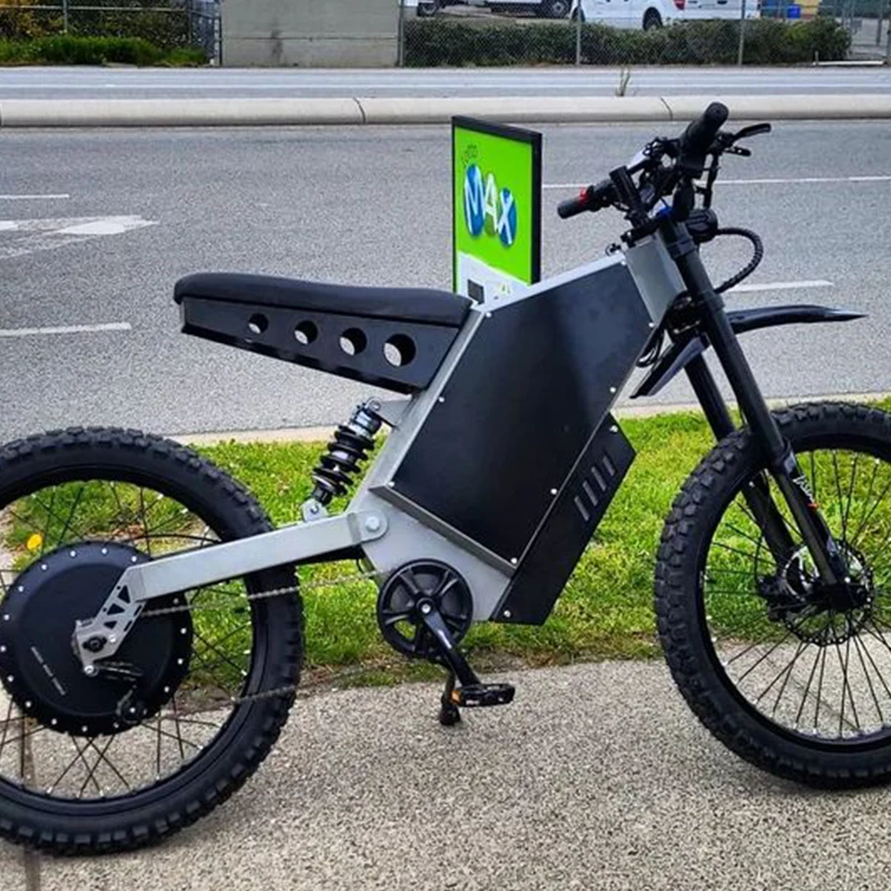 Free Shipping 8000w 12000w 15000w Adult Stealth Bomber E Bike Mountain City Road Hybrid Sur Ron Ebike Fat Tire Electric Bike