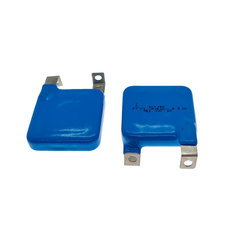 Квадратная Высоковольтная цинковая металлическая оксидная Варистор 34S 680VAC 895VDC 1100 В 40KA синяя Изолированная эпоксидная смола для защиты от перенапряжения