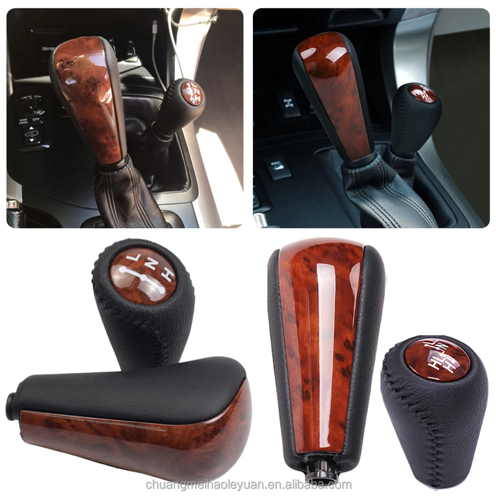 Fit For Toyota Prado LC120 2003-2009 5 Speed Gear Shift Knob Transmission+Transfer gear shift