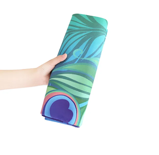 Custom Custom Patterned Non-Slip Foam, 6mm Thick, Home Gym Pilates, Travel Carry Strap Yoga Exercise Mat