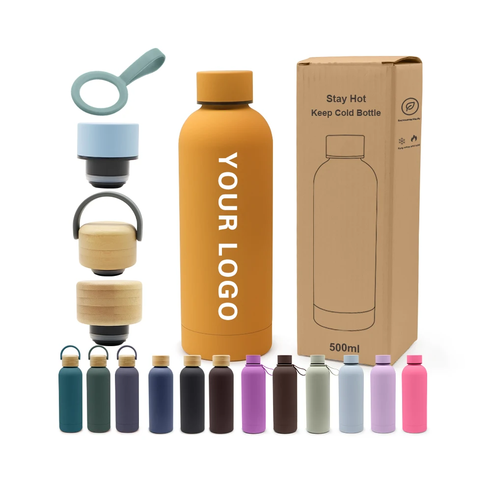 BPA Free Stainless Steel Sport Bottles Gym Hiking Thermal Travel Cup Thermos Hot Water Bottle Vacuum Flask