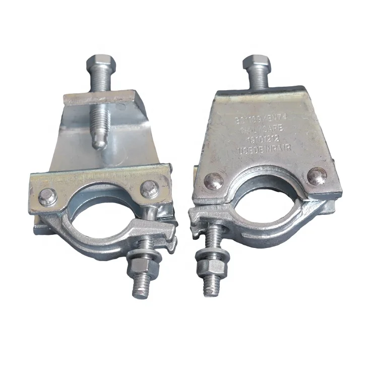 EN74 Drop Forged 48.3mm 48.6mm Double Swivel Coupler in ladder scaffolding