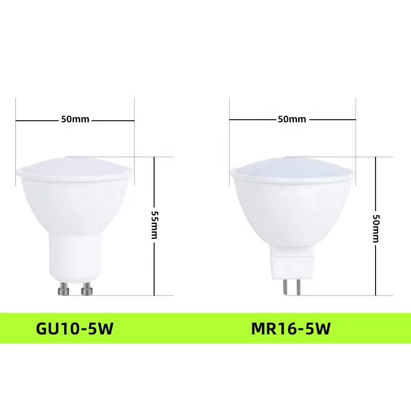 High Quality 3W 5W 6W 7W 10W 12W LED GU10 Bulb Dimmable LED Spotlight For Indoor Lighting