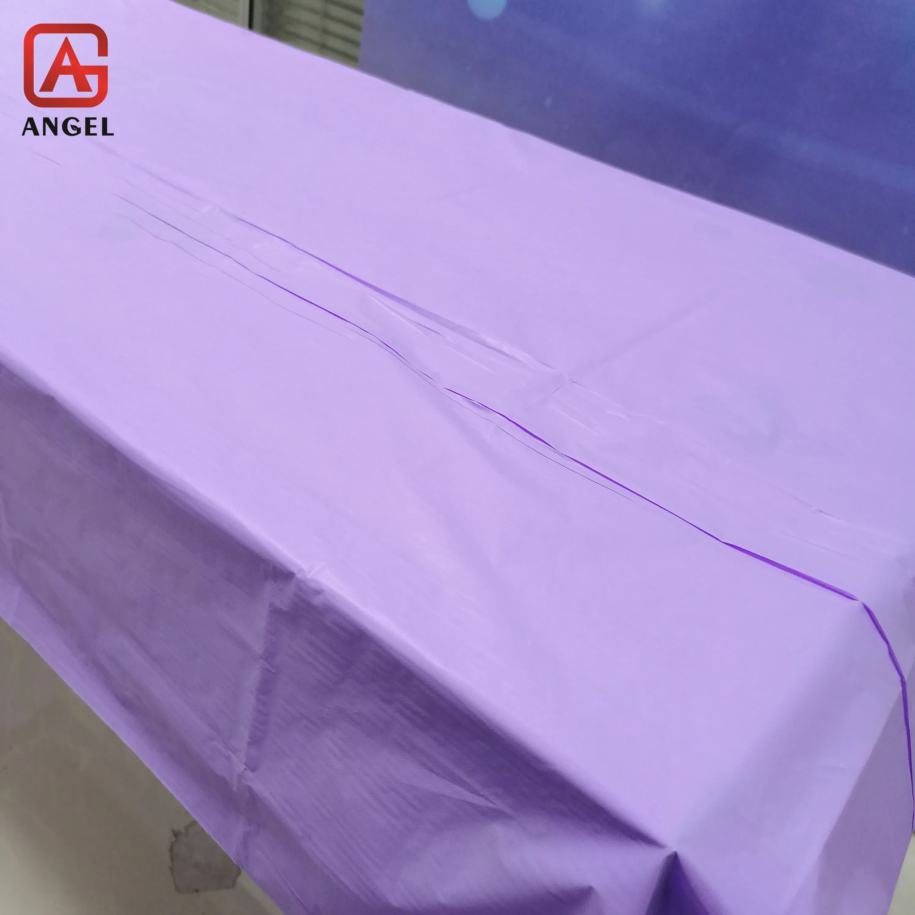 Party Use PE Tablecloth Disposable Tablecloth Plastic Rectangle PE Waterproof Plastic Tablecloth