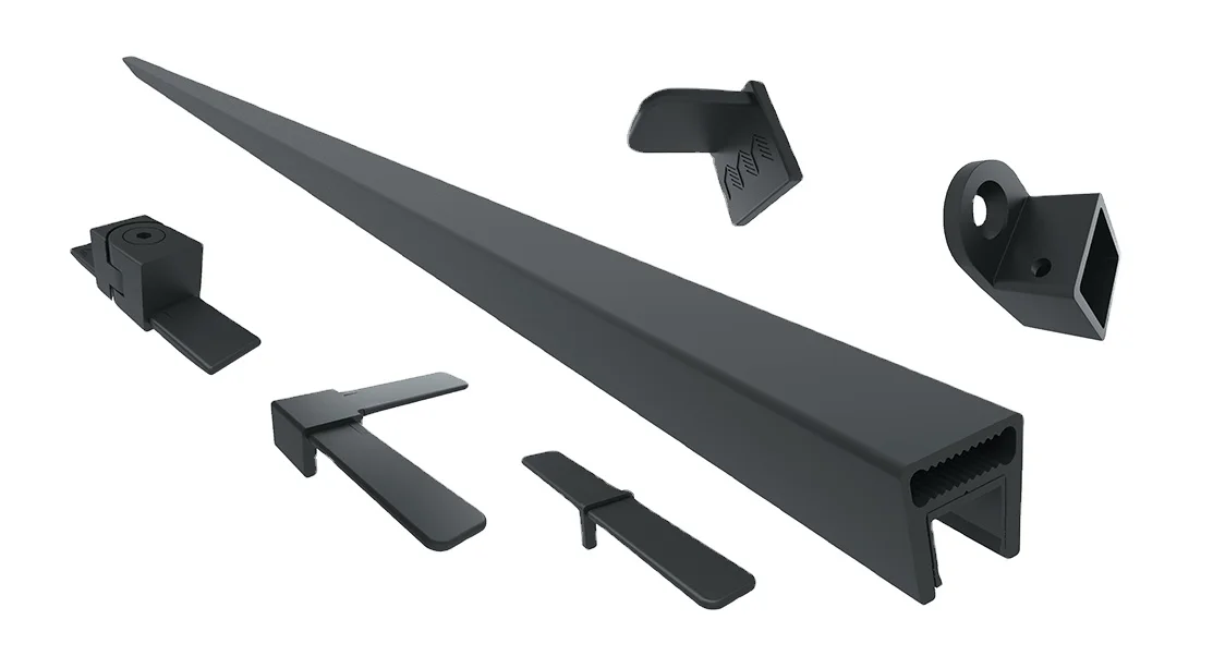 outdoor indoor handrail Balustrade column deck tempered glass stainless steel railing handrail railing system accessories