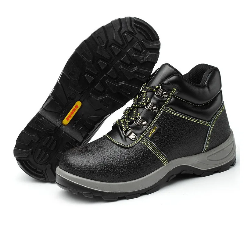 Wholesale Cheap Price Men Work Safety Shoes Boots With Steel Toe And Steel Plate