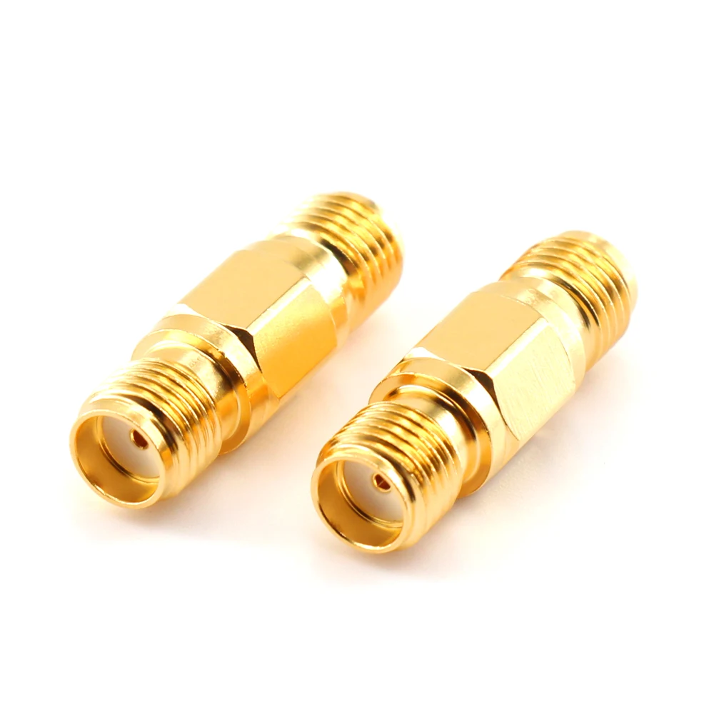 Xinqy 18 ГГц SMA-KK РЧ коаксиальный адаптер соединитель SMA-Female DC-18GHz 50Ohm RF тест Кабельный разъем адаптера переменного тока