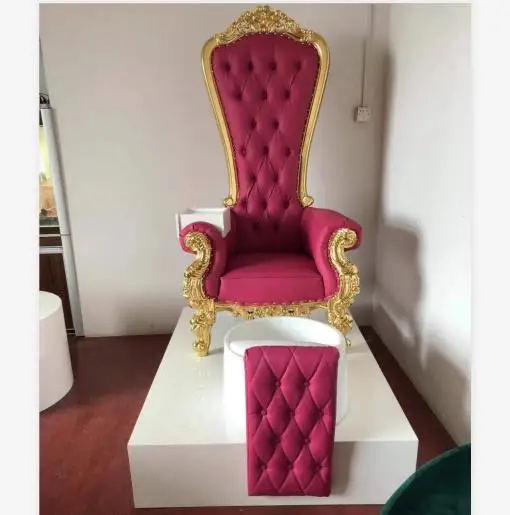 2020 Latest Hot Sale Top Luxuary Pink&White Spa Chair Pedicure Chair With Sink & Lights 3 Years Warranty