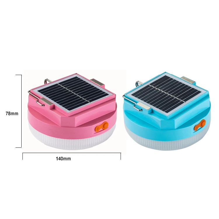 Factory Price Portable  Outdoor Night Mobile Home Plastic  Emergency Lights Camping LED Lamp with Solar Power 100W