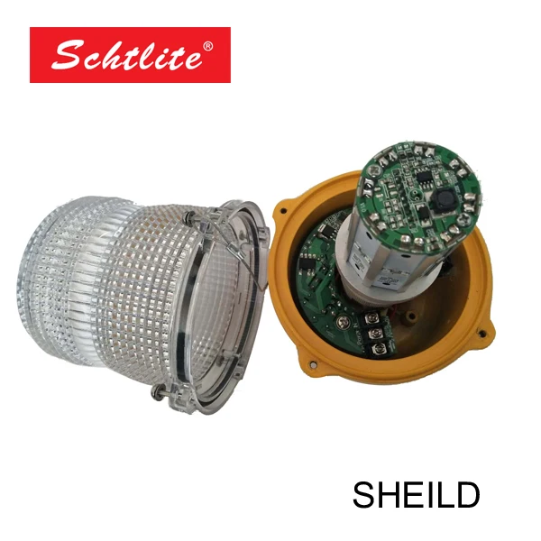 
SHIELD 7 10CD Alloy Wholesale blue Flash LED Aviation Obstruction Light Tower 