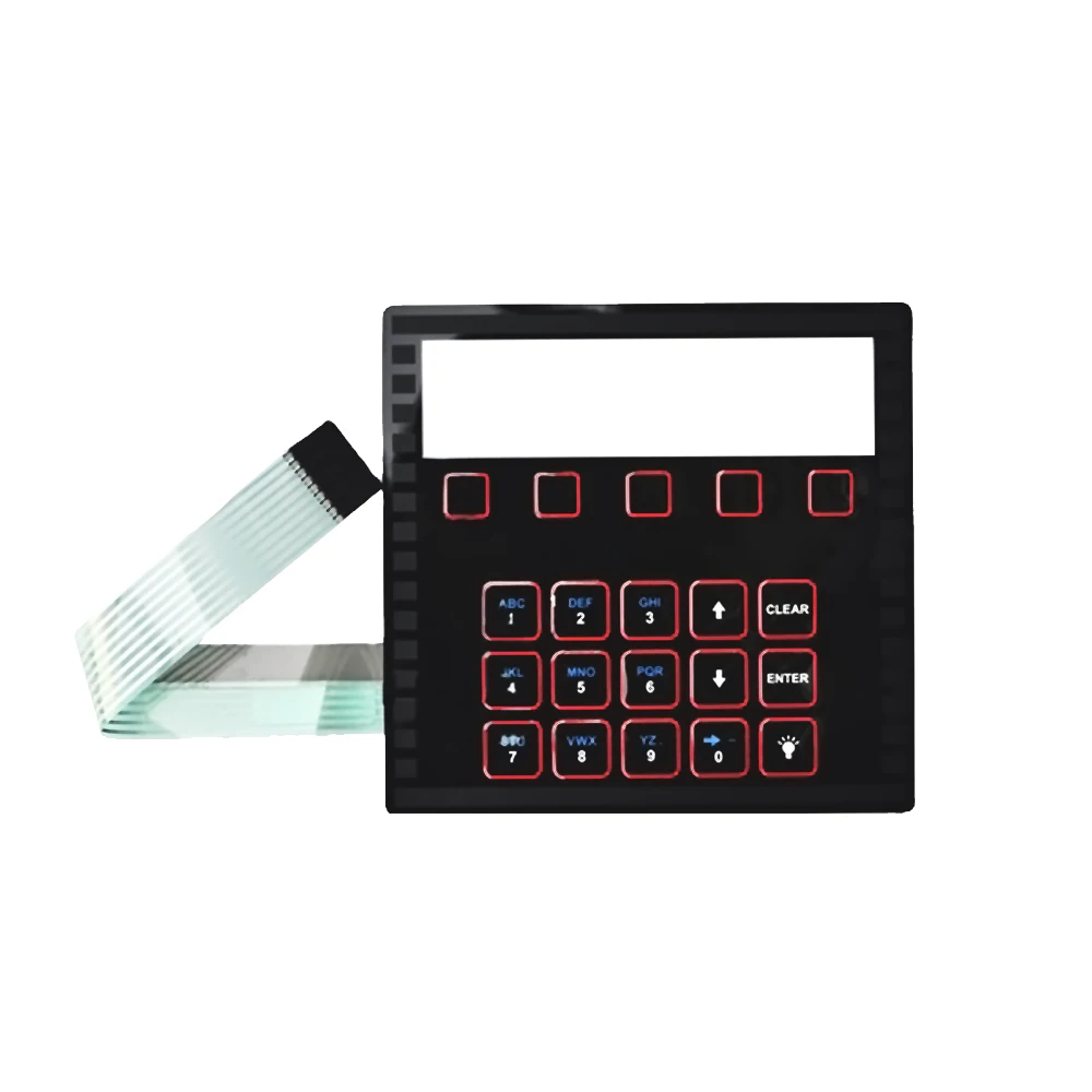 wholesale price membrane switches thin film keypad keyboard control panel embossed push buttons adhesive stickers