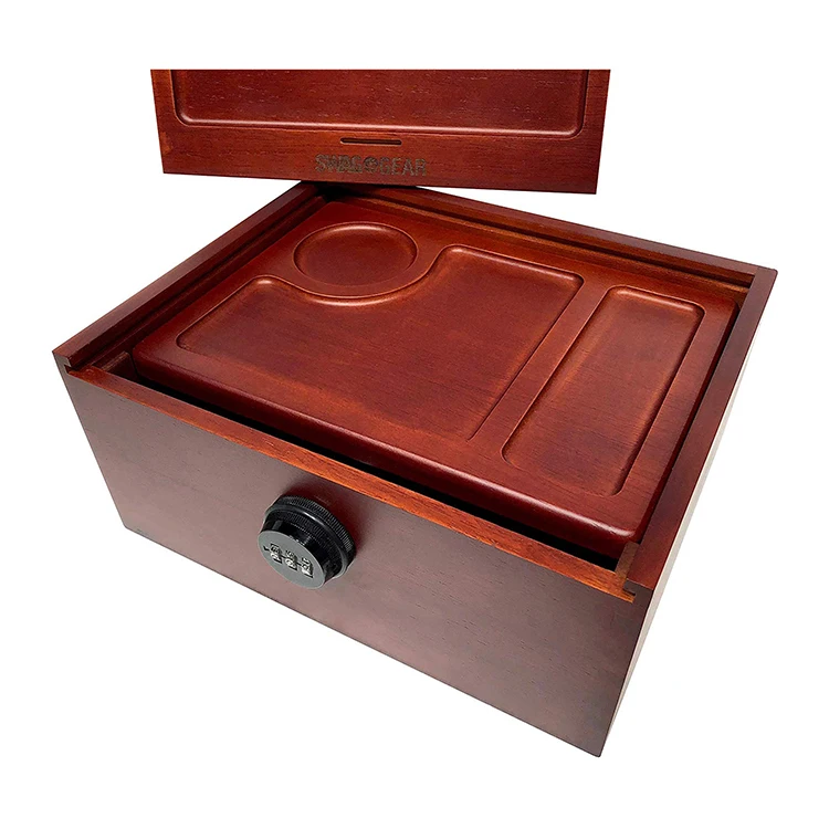 FHbiz курительная Блокировка секретный мобильный контейнер с защитой от запаха и большим подносом