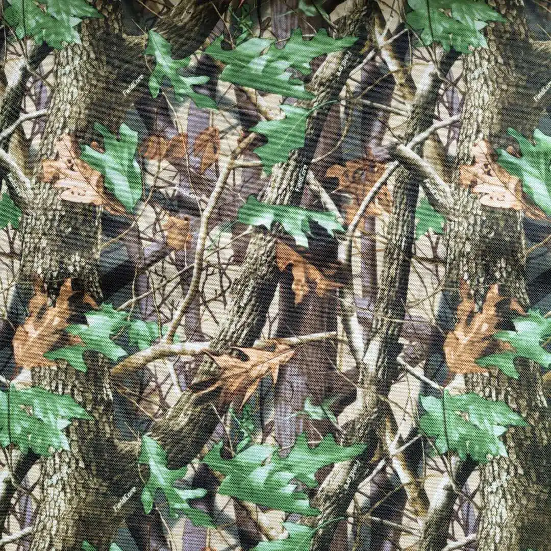 FR Real Tree Camo Military 900d Flame Retardant FR Nylon Polyester Oxford Cordura Fabric For Outdoor Beach Chair Tent