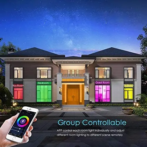 Multiple Smart Ultra Thin Led Downlight 4Inch Slim Fit Rgb Color Changing Ceiling Recessed Panel Pot Lights