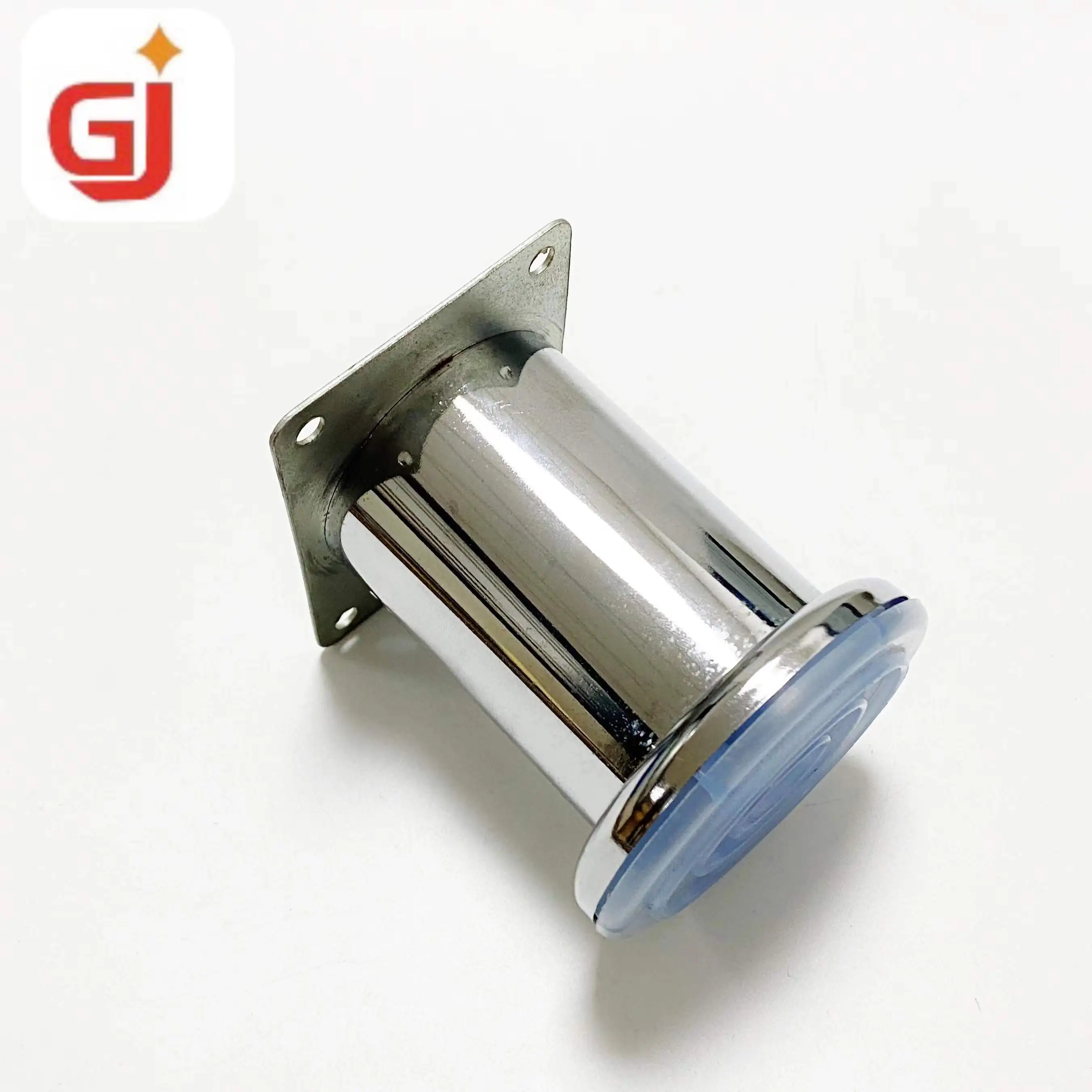 Modern Type 68mm Bottom Straight Tube Furniture Hardware Metal Cabinet Feet Sofa Leg  Bed Legs