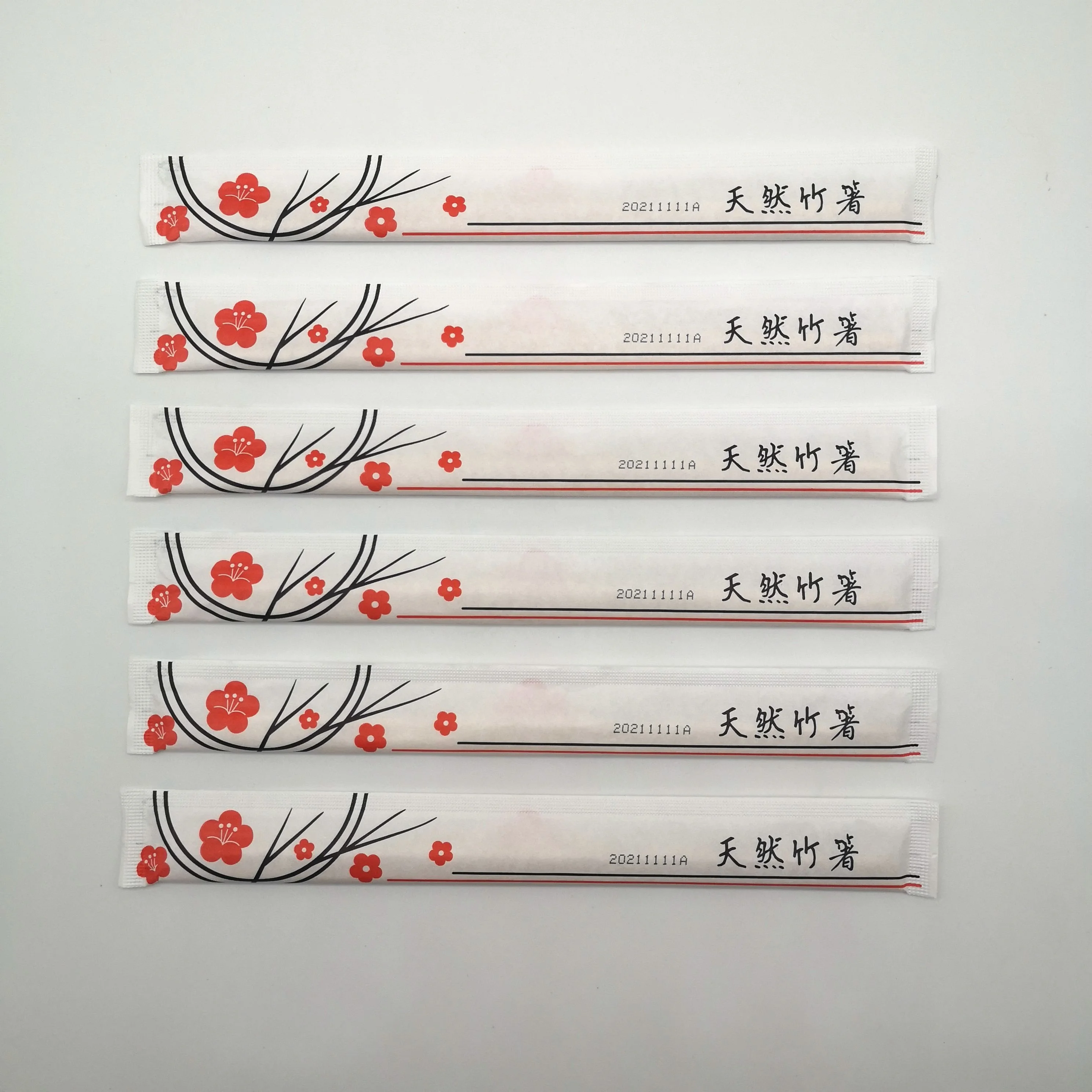 A/AB grade custom logo full packing paper disposable bamboo chopsticks for sushi shop