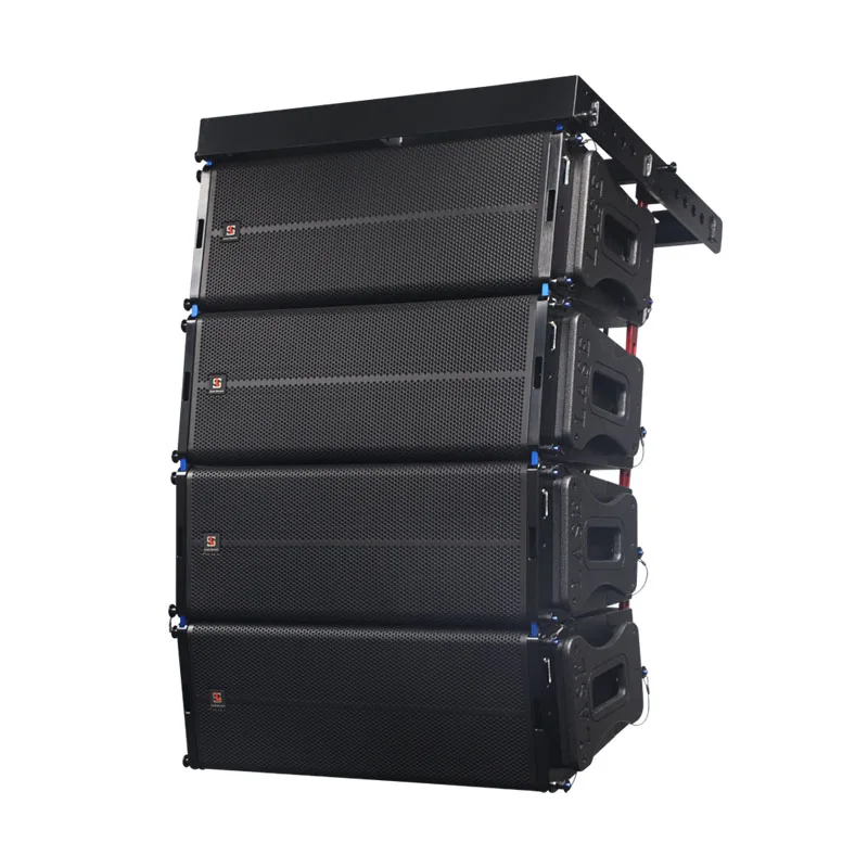 lase sound New arrivals dual 10 inch dj equipment powered line array for outdoor Concert/Live sound/Stage