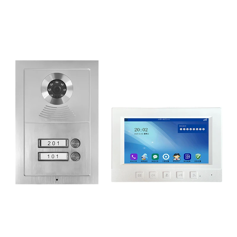 2022 Support Tf Card Smart Wireless Home Visual Wifi Video Door Phone For 20 Apartments With Low Price