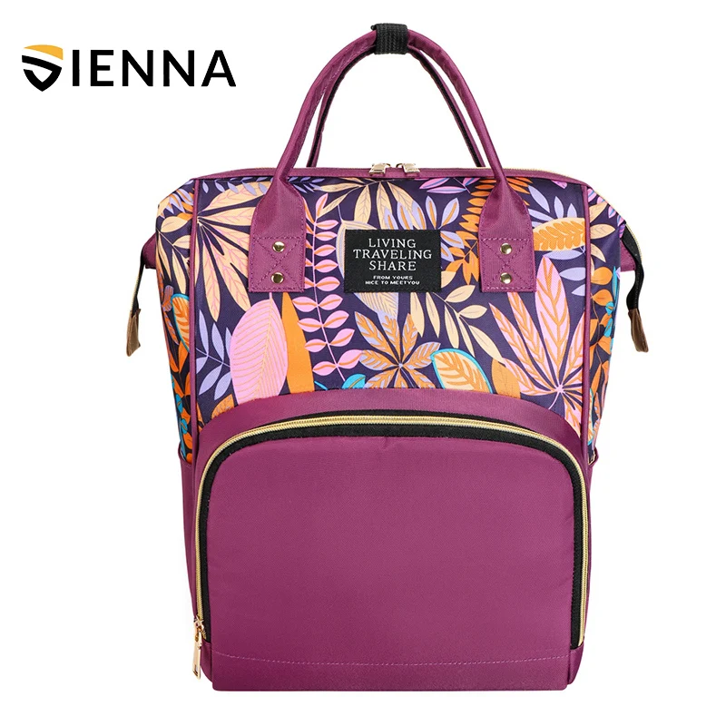 Diaper Bgas Backpack 2021 New Factory Price Mommy Bag Nappy Bag Multifunction Travel Back Pack With Custom Logo