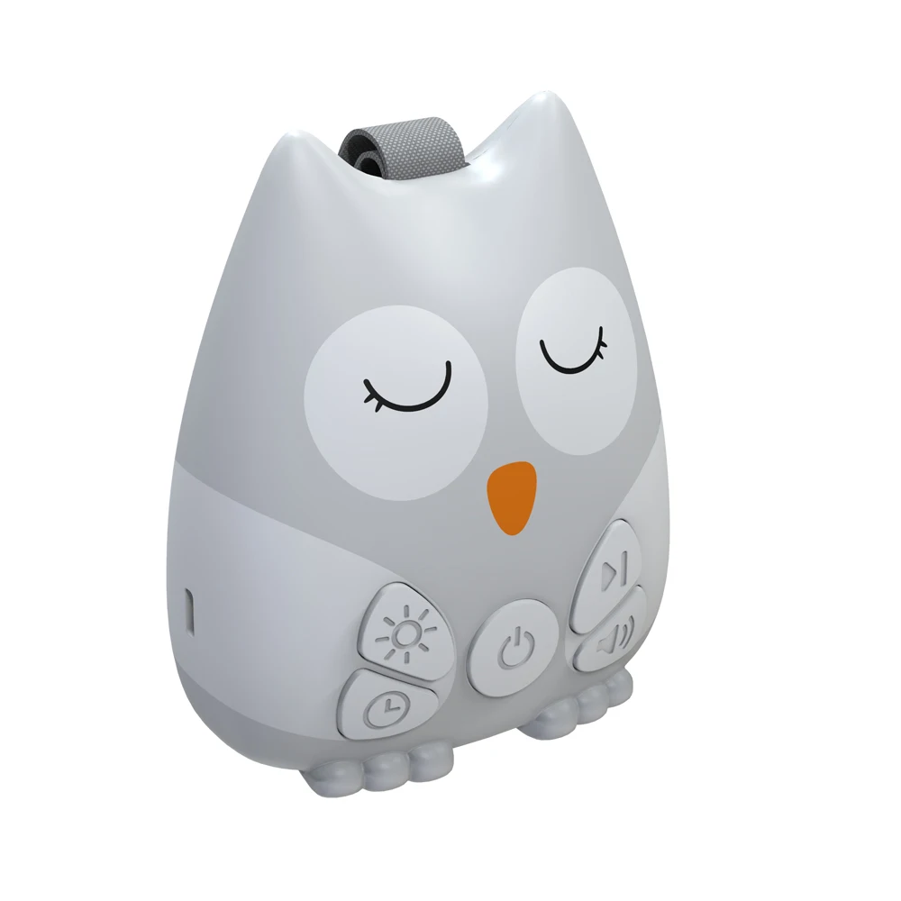 Portable White Noise Machine Baby Pink Sound Owl Sleep Aid Toy For Kids Baby Sleep Solution Nature Sounds