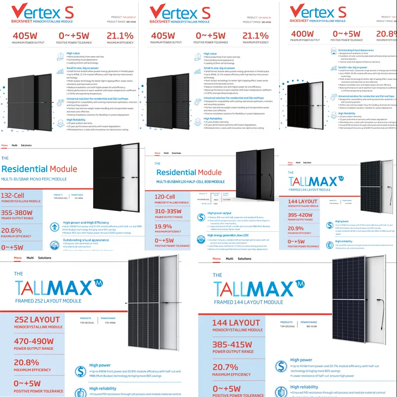 Trina 650w 580w 500w 550w 660w 670w 420w Солнечная 600w 405w 415w полная черная панель триназолярная вершина 400w 450w 425w bimacial