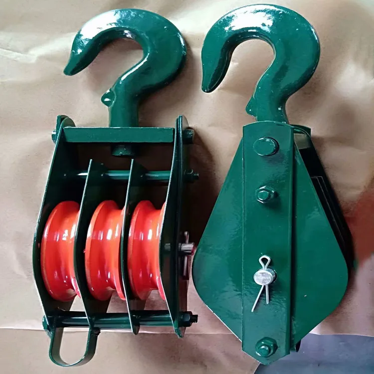 
Single Wheel Marine Pulley Block With Hook Or With Shackle 
