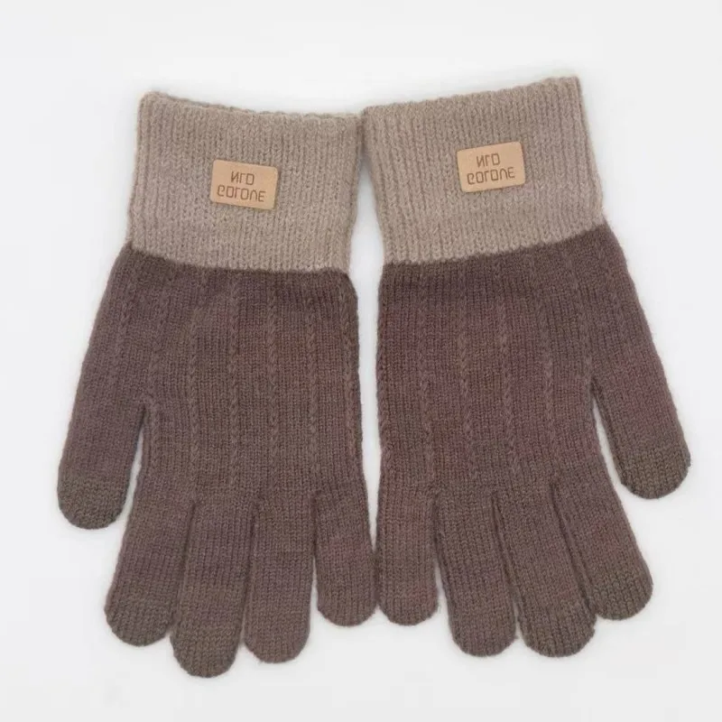 Зимние кашемировые перчатки для