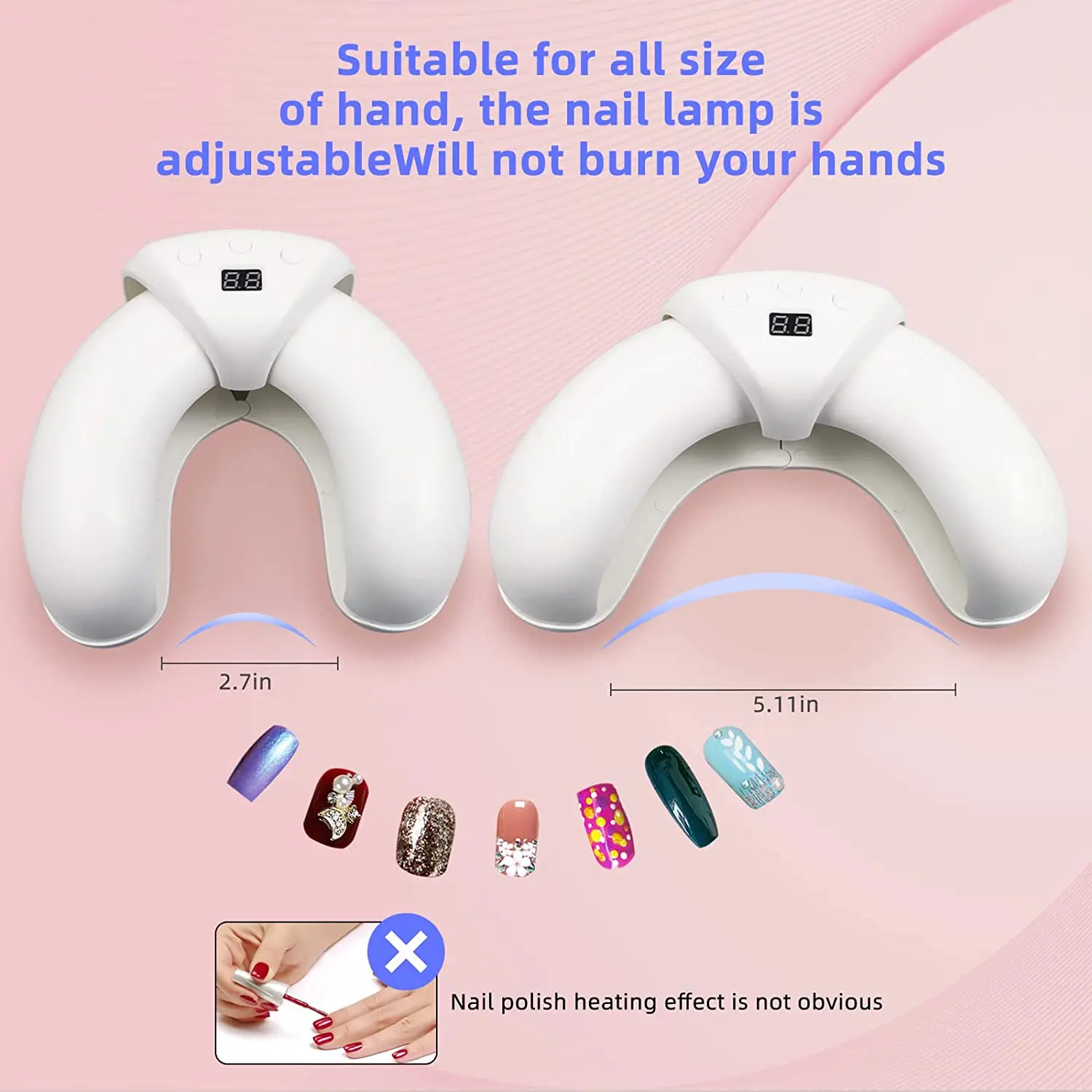 New Design UV Led Lamp Nail Dryer USB Nail Lamp Gel Curing Nail Light