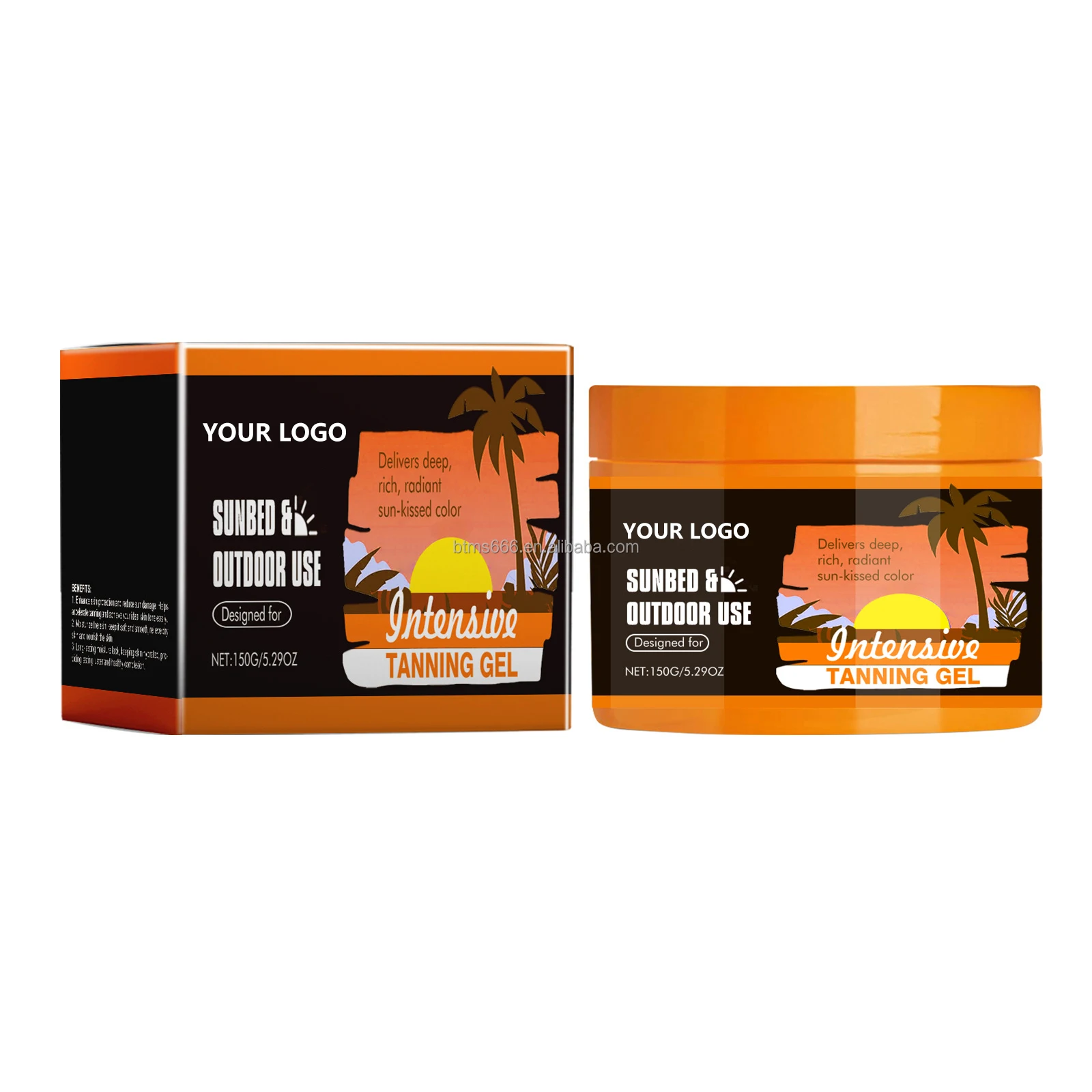 Bettermiss Professional Natural Tanning Gel Skin Body Tan Oil Self Tanning Products With Natural Extracts For Skin Glow