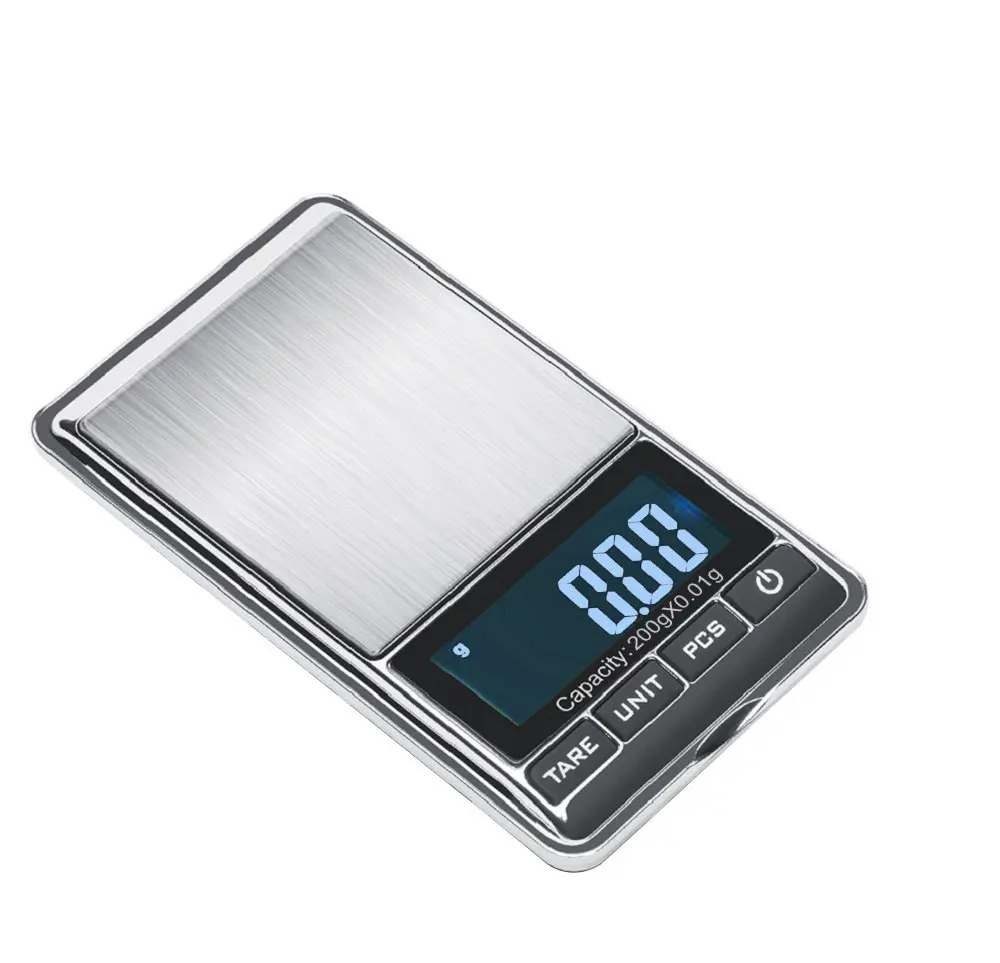 High accuracy Digital Jewelry Gold Balance Weight Gram LCD Pocket Weighting Electronic Scales