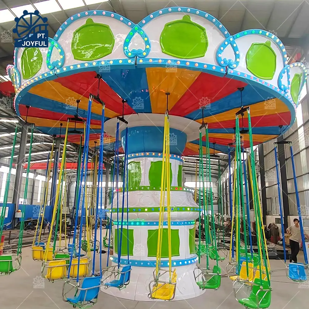 Rocking Head Flying Chairs Large Amusement Park Facilities Park Outdoor Rotating Flying Chair Equipment Manufacturer