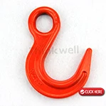 Безопасный большой высококачественный 3 кг промышленный кованый стальной сплав подъемный крюк для