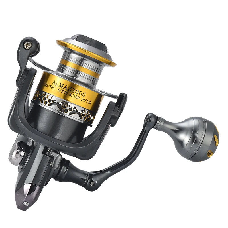 Metal Spool Metal Ball grasp pills Power Handle Bait Casting Reel Fishing Spinning Reel Saltwater Spinning Fishing Reels