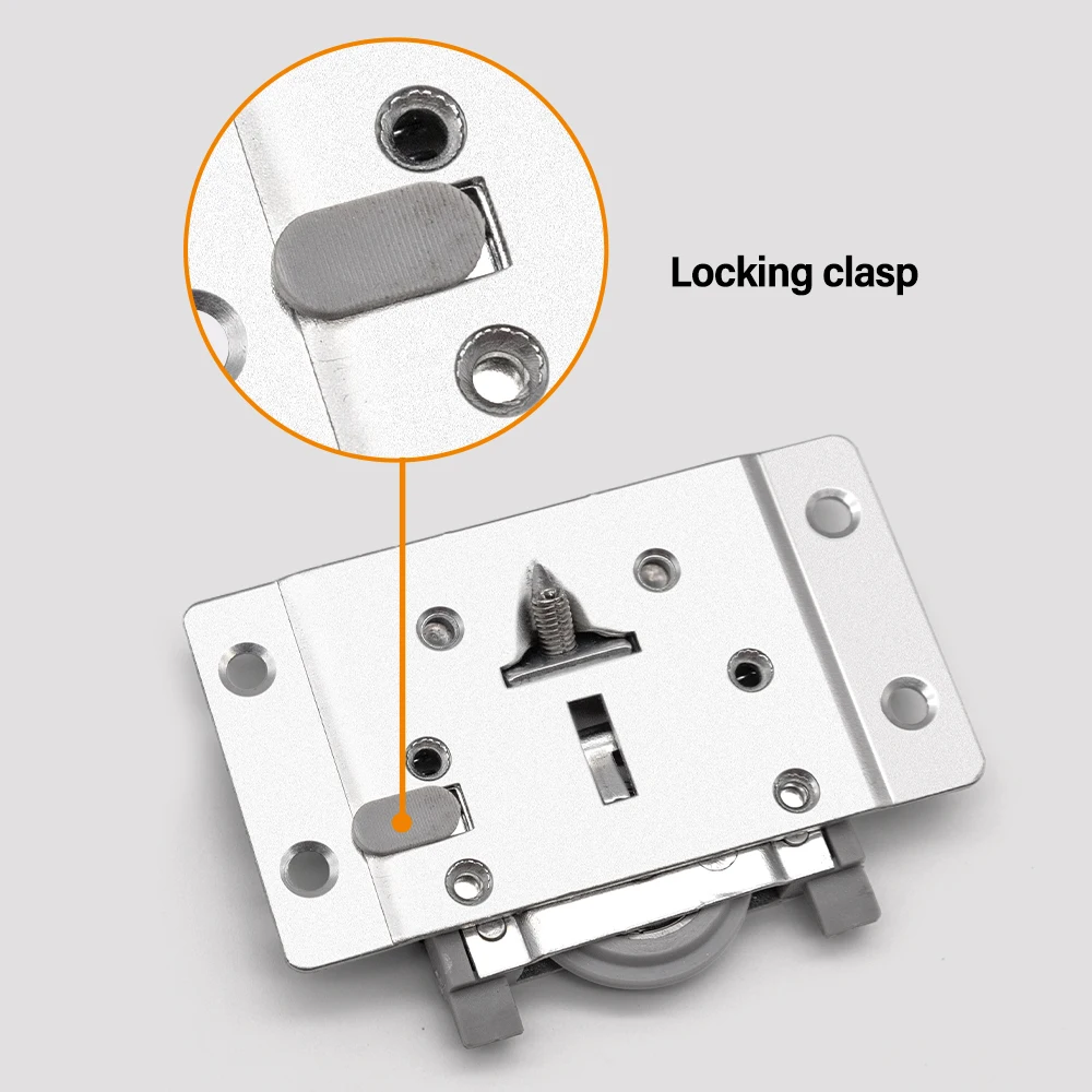 Sliding Wardrobe Fitting Hardware System Heavy Duty Sliding Door Tracks and Rollers For Aluminum Sliding Doors