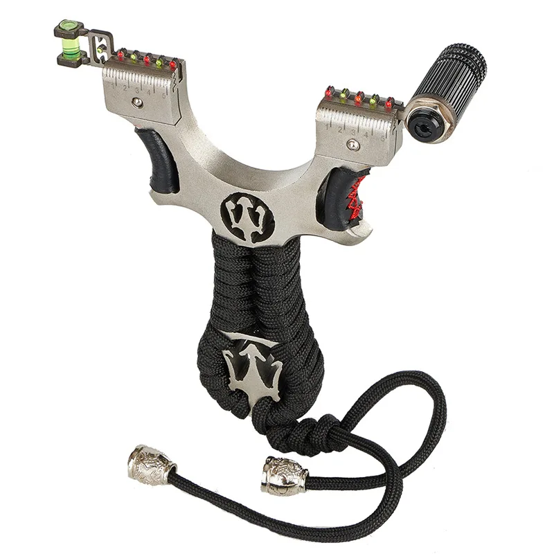 Stainless steel slingshot with laser powerful catapult laser slingshot  fast pressure slingshot for sale