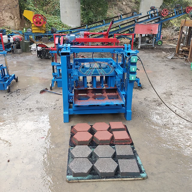 Full Automatic Hydraulic Hollow Brick Plastic Manual Mobile Concrete Block Clay Brick Making Machine