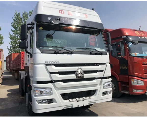 Hot selling original condition LHD  375hp 2015model 10 wheels 6x4 tractor truck howo trailer truck used tractor head for sale