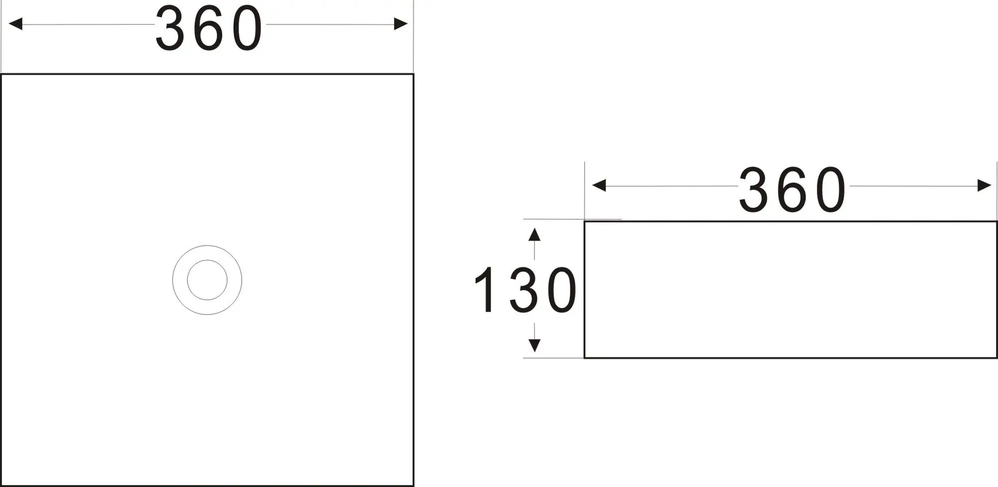 Современная квадратная матовая белая раковина без отверстий для отеля, керамическая художественная раковина