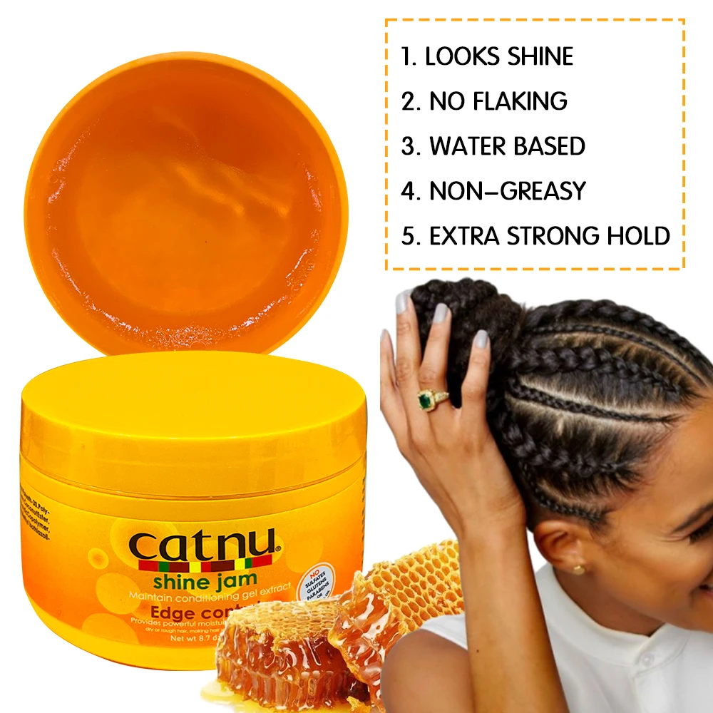 OEM Private Label Wholesale Best Selling Strong Hold Edge Control Men Women Shine Jam Hair Pomade