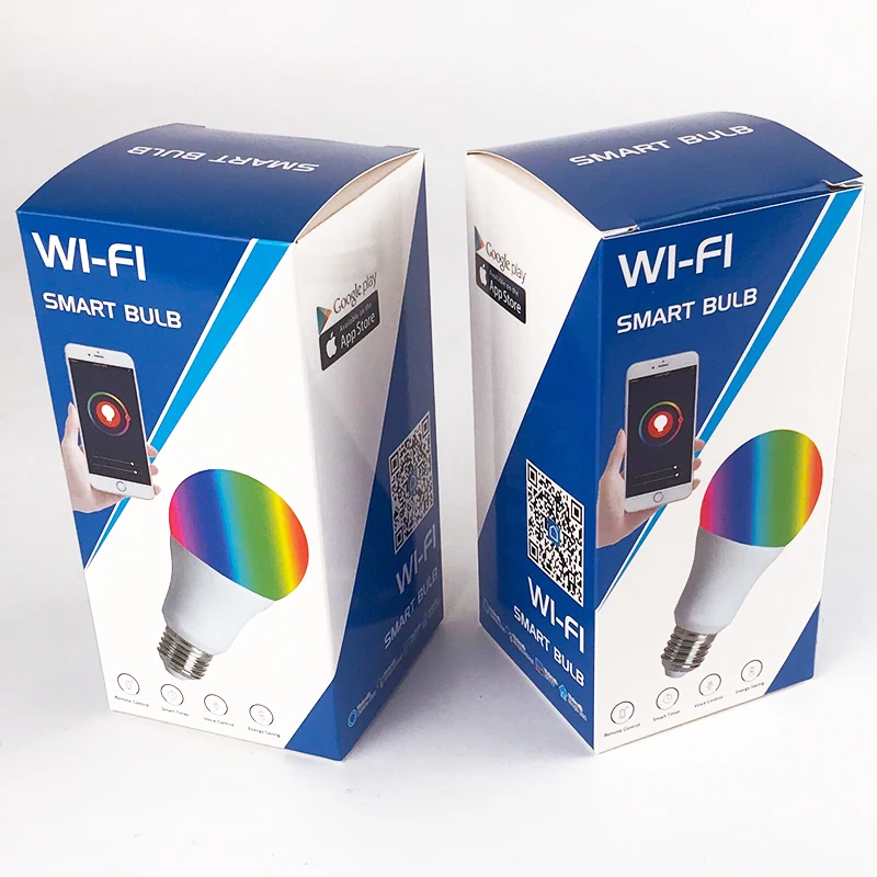  ANPU лампад Led Wi-Fi подключение Tuya E27 лампы работать с Alexa и Google Home Smart LED лампочки RGBCW многоцветные высокое