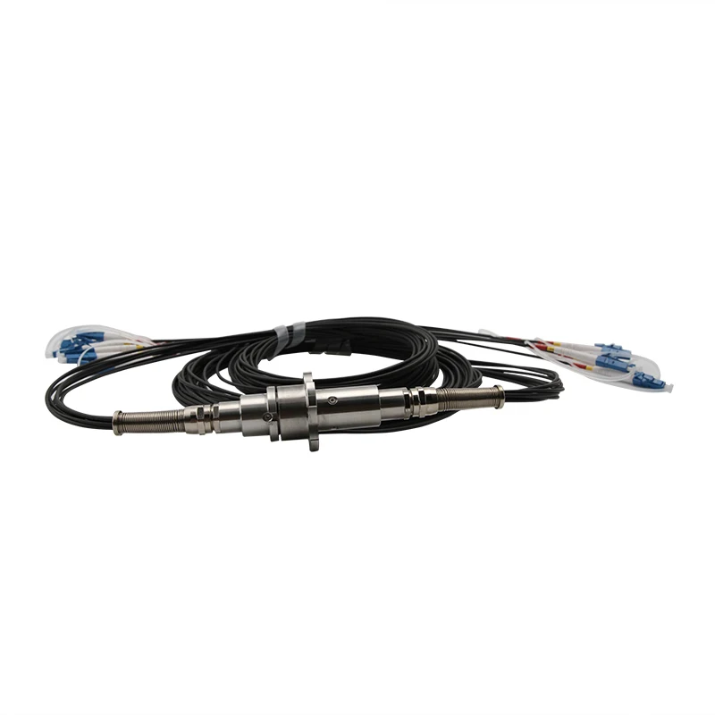 6-channel optical fiber slip ring,300rpm,IP rating 65 or 67,Max Optical power 23dBm