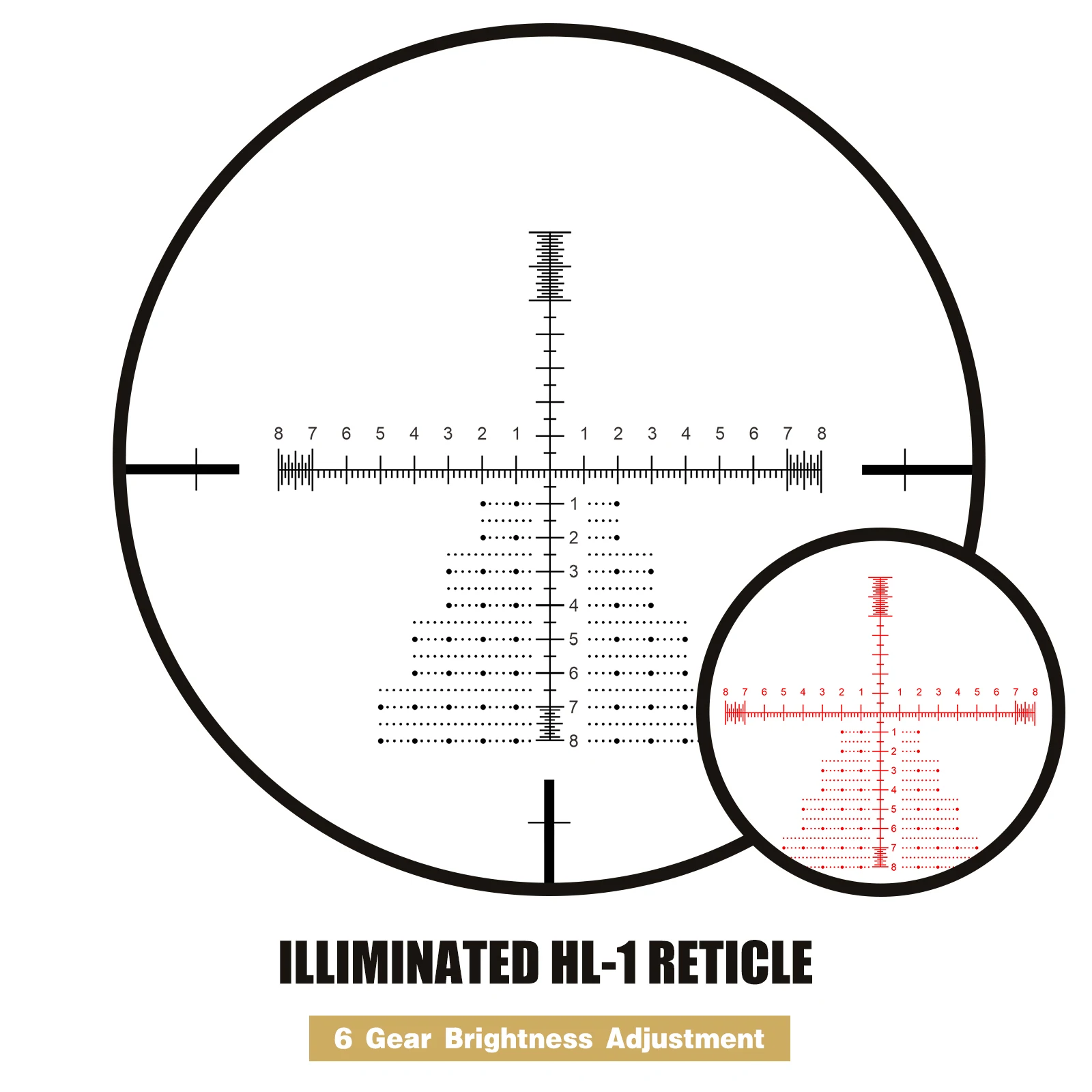 6-24x50 FFP IR OEM ODM Zero Stop Fully Multi-Coated Shockproof Waterproof Hunting Optical Scope Sight