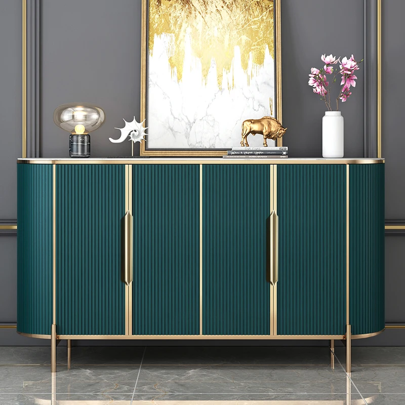 High-End Customization Italian Style Sideboards Buffet Cabinets Luxury Retro Design Sideboard