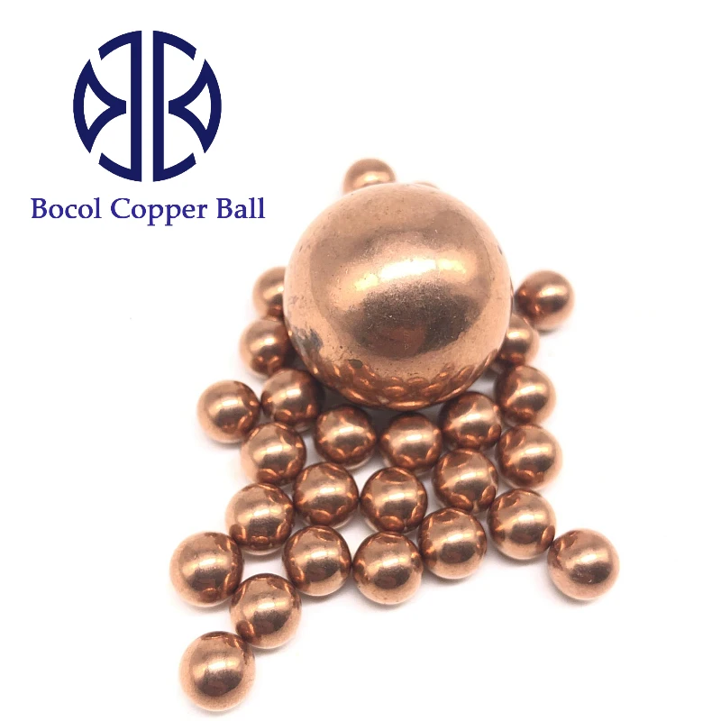 solid copper ball of 0.8mm to 50.8mm is 99.9% pure copper.