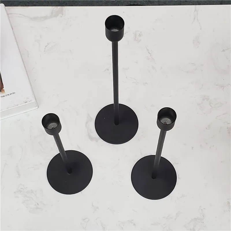 candle holder for home decor White round metal laser cutting wrought rustic candle holder  iron candle holder