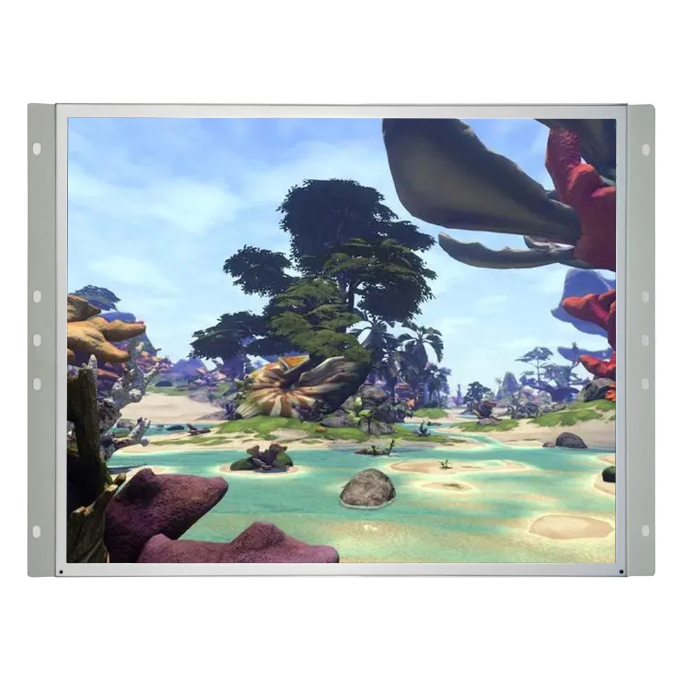 Arcade Accessories Digital Signage & Displays LED Light APP Control 4:3 VESA LCD 19inch Touch Monitor