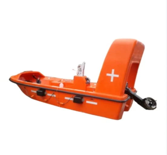 CCS Approved fiberglass 4.5M rescue boat lifesaving boat with 40HP outboard engine